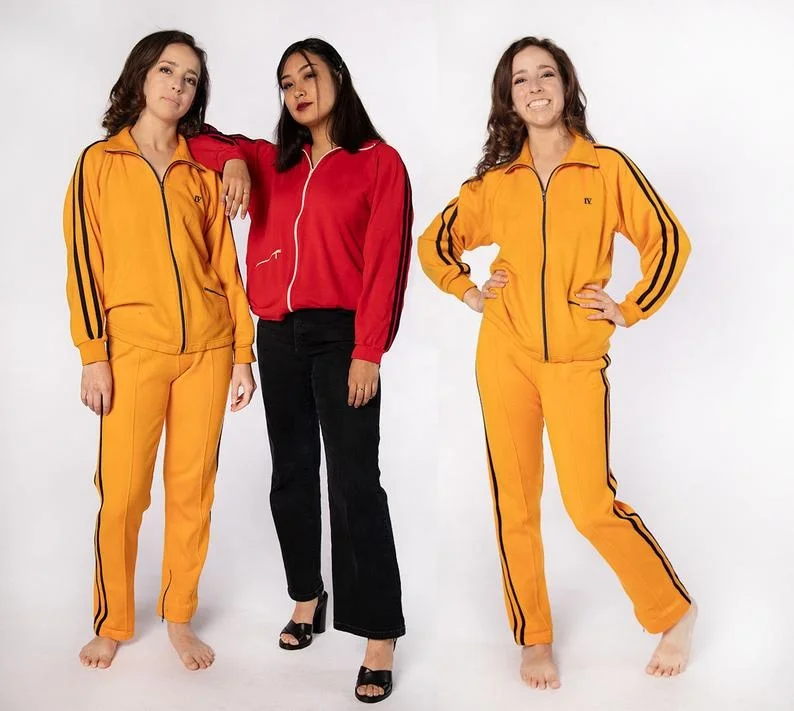 mustard yellow tracksuit