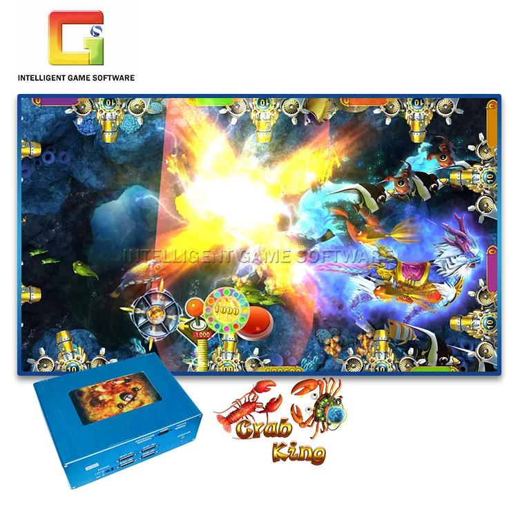 

High Holding 6 8 10 player Crab king io boards custom fish game software