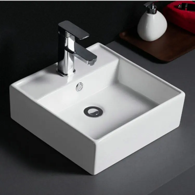 Unique Design Countertop Wash Hand Basins Hotel Handmade Sink Ceramic ...