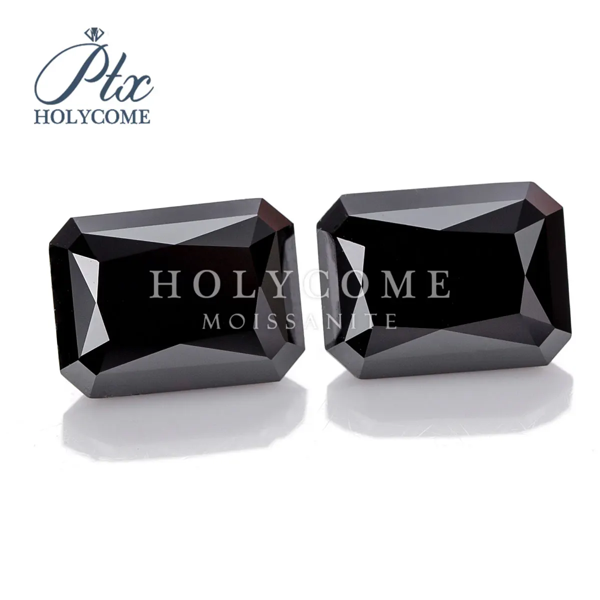 

Holycome  BLACK VVS1 Top Quality Emerald Cut Loose Moissanite Gemstone Factory Fine Jewelry Wholesale Price Moissanite, Yellow