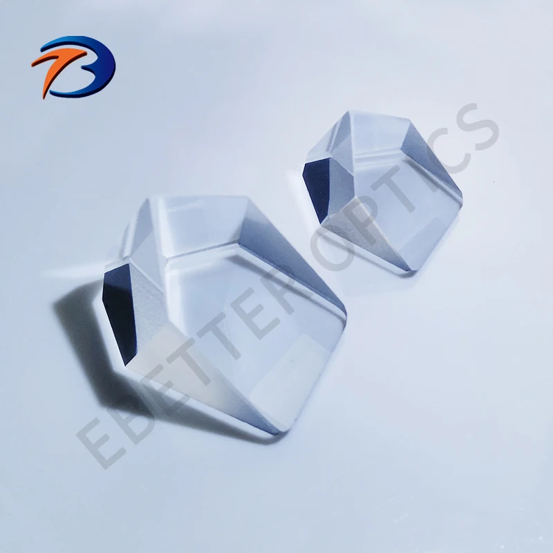 Custom-made Bk7/k9/ fused silica/ quartz Roof Prism for telescope penta prism lens