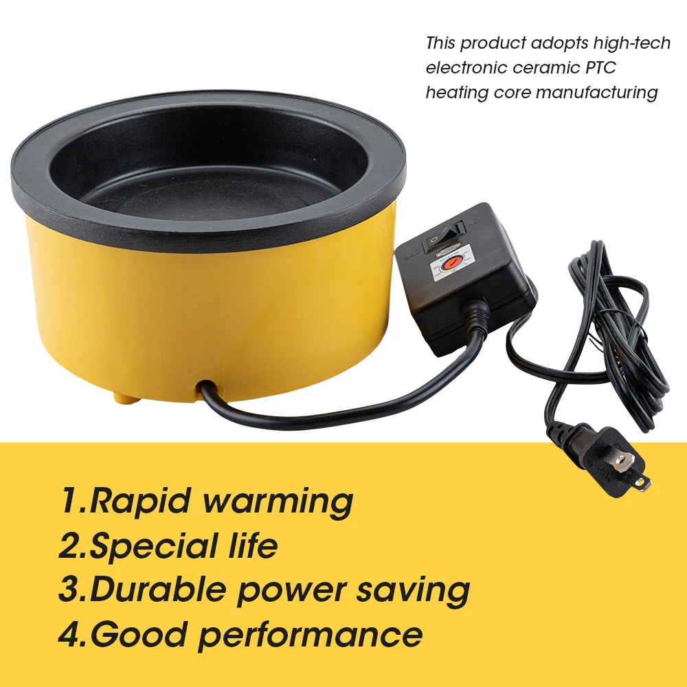 Adjustable Temperature Hot Melt Glue Stove Melting Keratin Glue Grain