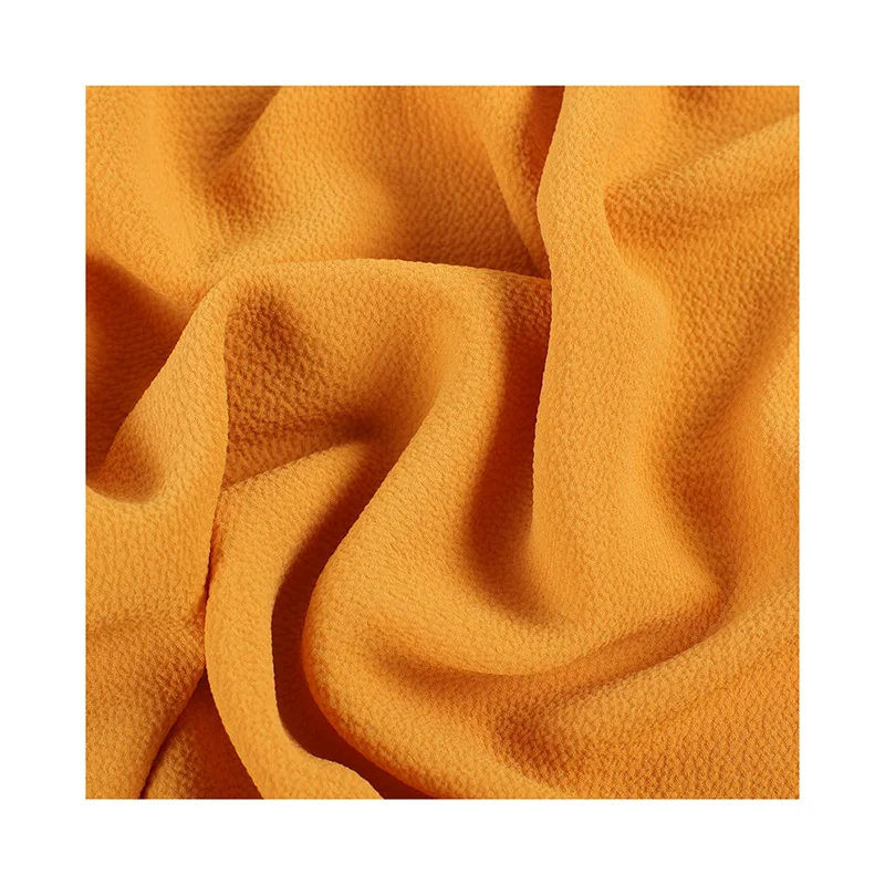 

75D Woven Plain Dye Stretch 97% Polyester 3% Spandex Blend Crepe Chiffon Fabric