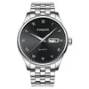Classic elegant lady's quartz stainless steel 3ATM wrist watch for women
