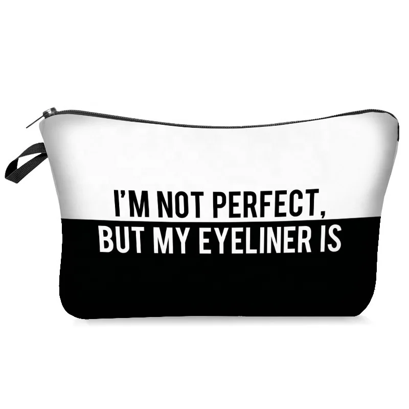 

custom print logo wholesale small amazon cosmetic travel make up bag basic makeup bag cosmetic new arrivals ailu