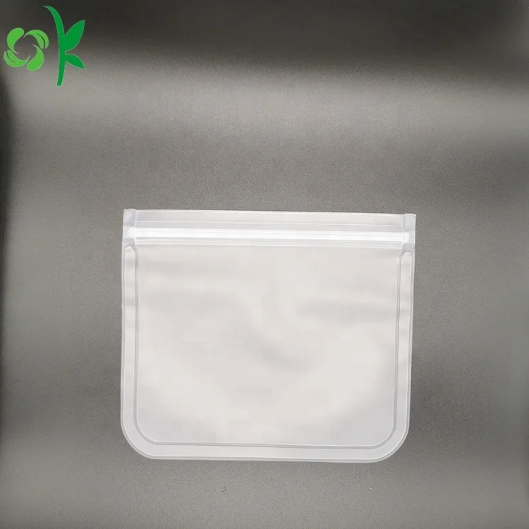 

OKSILICONE 1500ml Vacuum Compression Silicone Storage Bags High Capacity Sealed Leak-proof Preservation Saver Freeze Storage Bag, White/customized