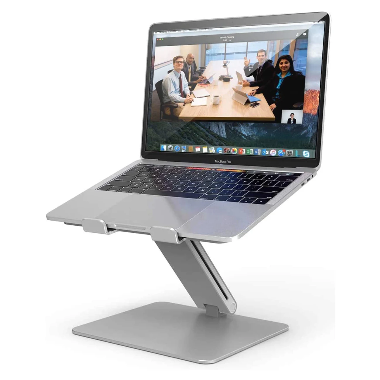 

Portable Laptop Cooling Stand Multi-Angle Aluminum Ergonomic Folding Laptop Riser Adjustable Notebook Stand Holder for MacBook