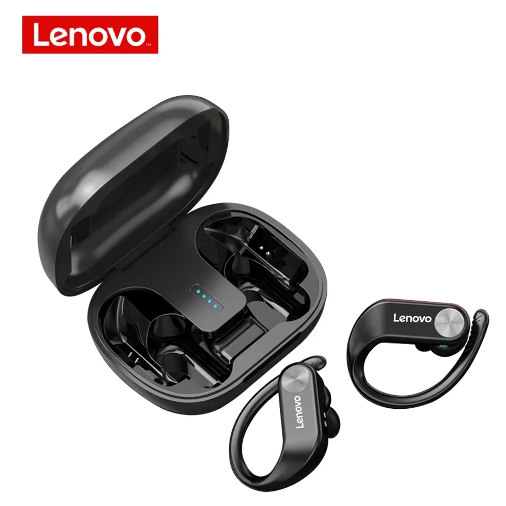 

2021 New Original Lenovo LivePods LP7 IPX5 Waterproof Earbuds Automatic Pairing Ear-mounted Charging Box BT Android Earphone