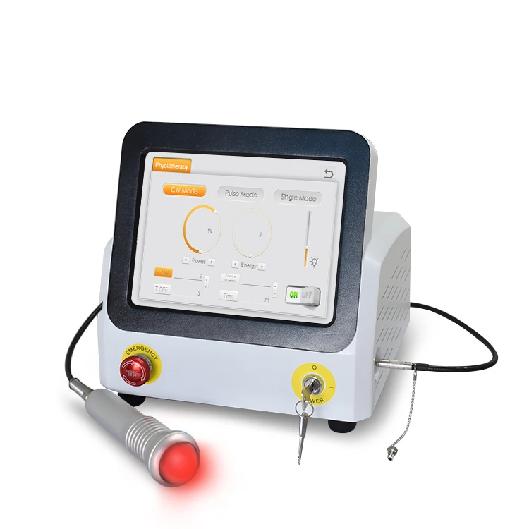 

Portable clinic use high power class iv 980nm diode cold laser physiotherapy equipment for back pain relief