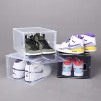 

drop front door shoe box storage