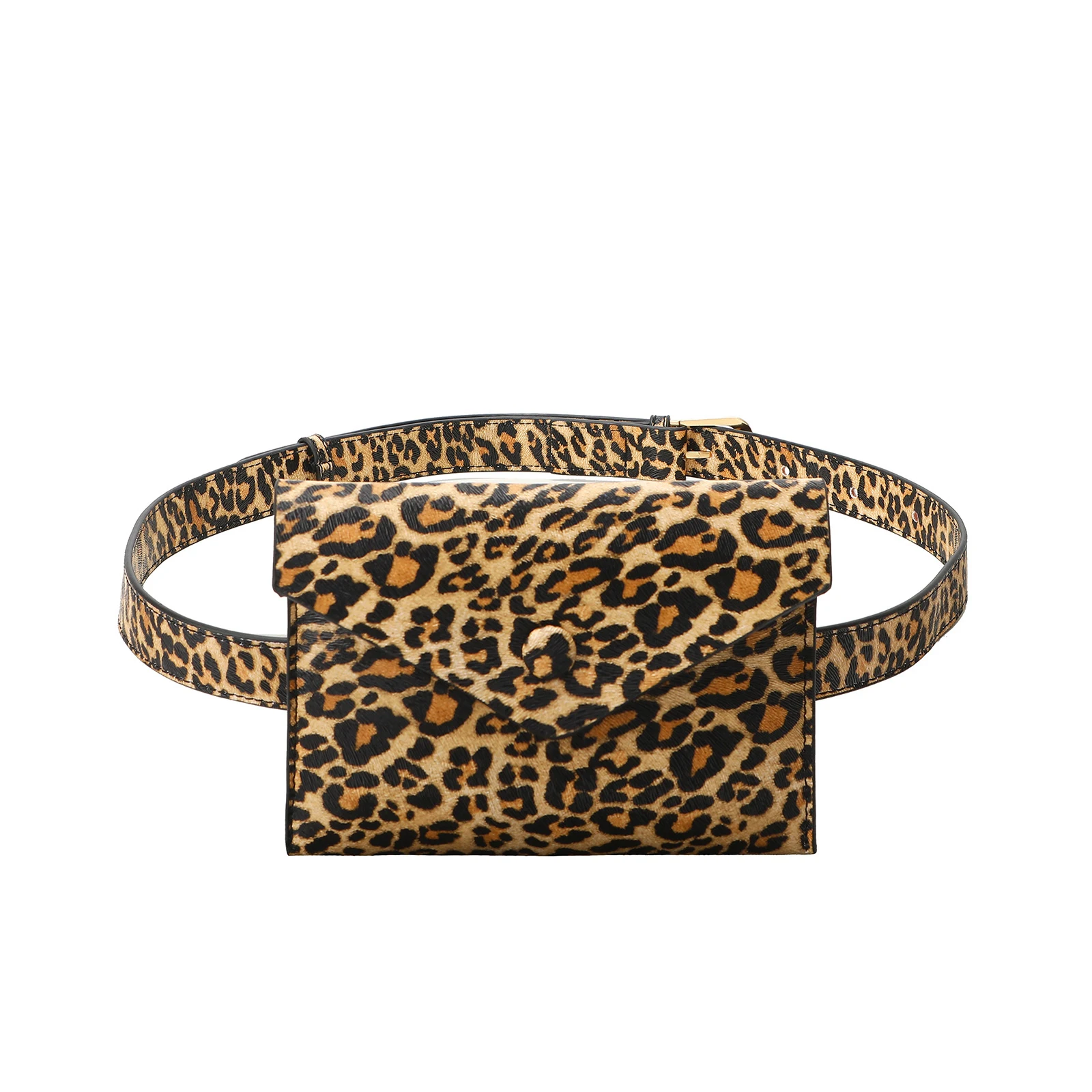 

JANHE Drop Shipping Custom sac banane pochete Luxury Leather Ladies Leopard belt Waist Begs Bum bags Purse Women Fanny Pack, Leopard/snakeskin