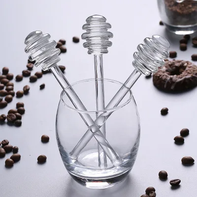 

High Quality Honey Dipper Stick Glass Spoon