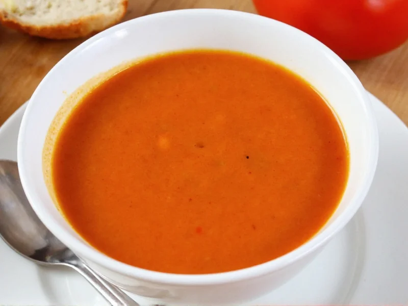 Low Salt Tomato Soup: Healthy Recipe & Sodium Facts