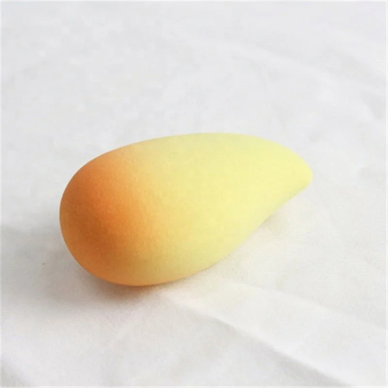 

Gradient Mango New Design Makeup Sponge Fruit Shape Beauty Puff in Stock, Green+yellow/pink+yellow