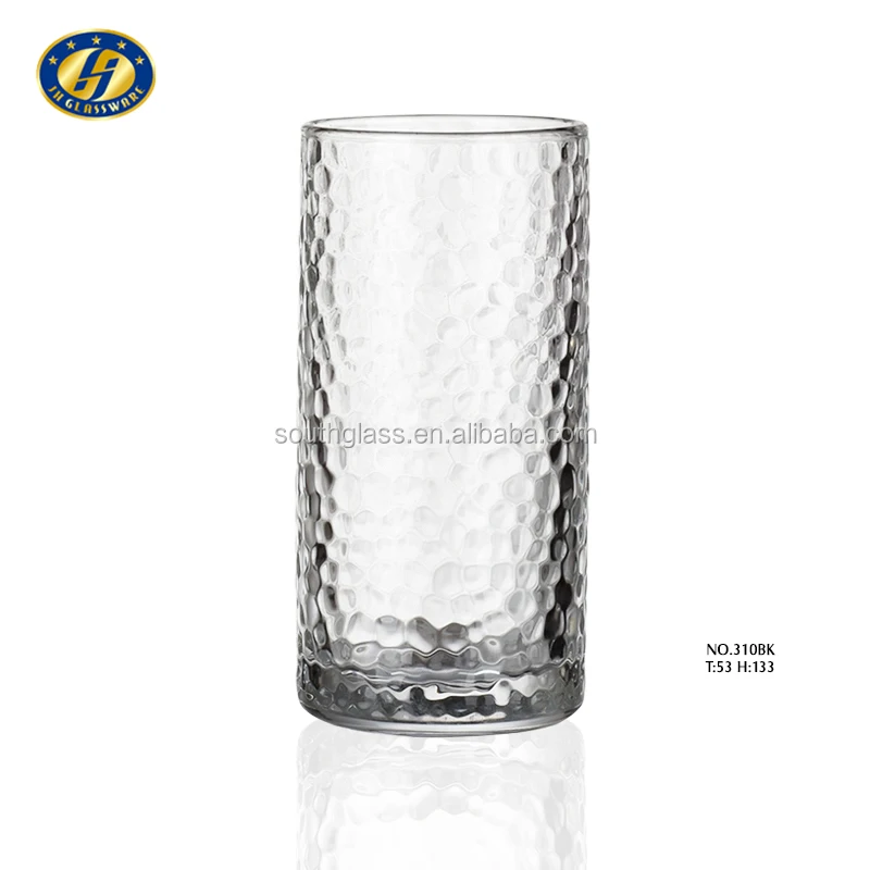 

10OZ NEW HAMMER SERIES GLASS JUICE TUMBLER, WATER TUMBLER