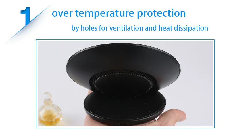 2020 Newest Foldable Fast Wireless Charger LED Mood Night Light Mobile Stand Wireless Charger