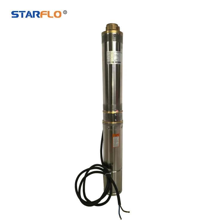 

SF3SH1.5/7-0.18 0.25HP-2HP brushless motor borehole pump systems submersible solar water pumps for irrigation