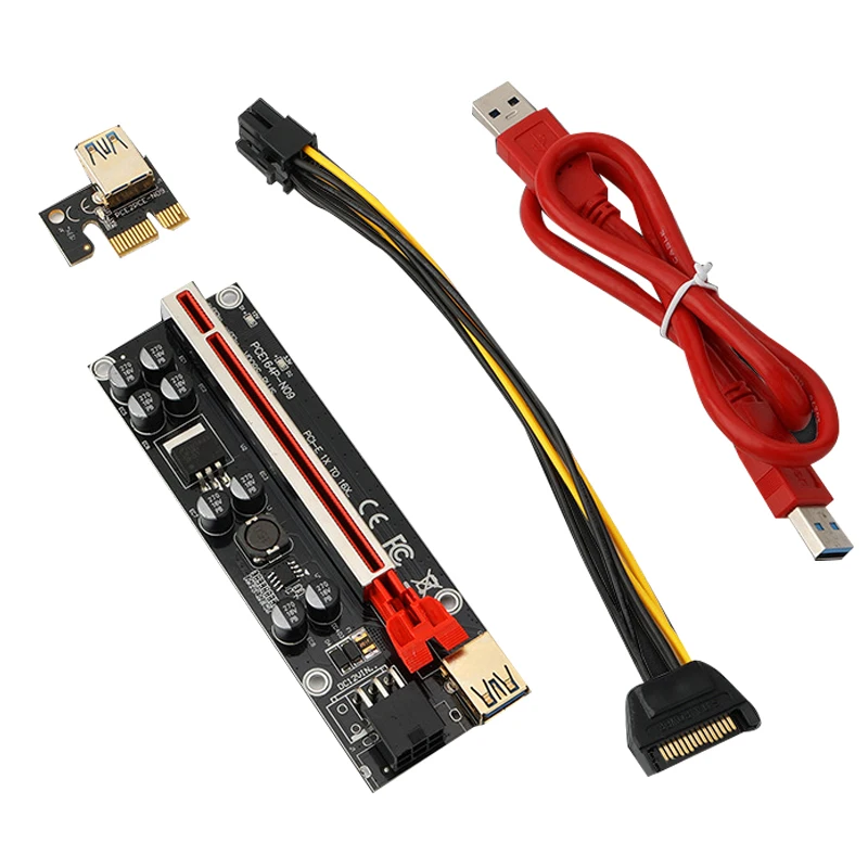 

Graphics card Conversion board VER009s Plus Enhanced PCIEx1 to X16 Extension cable with shielding support 3090