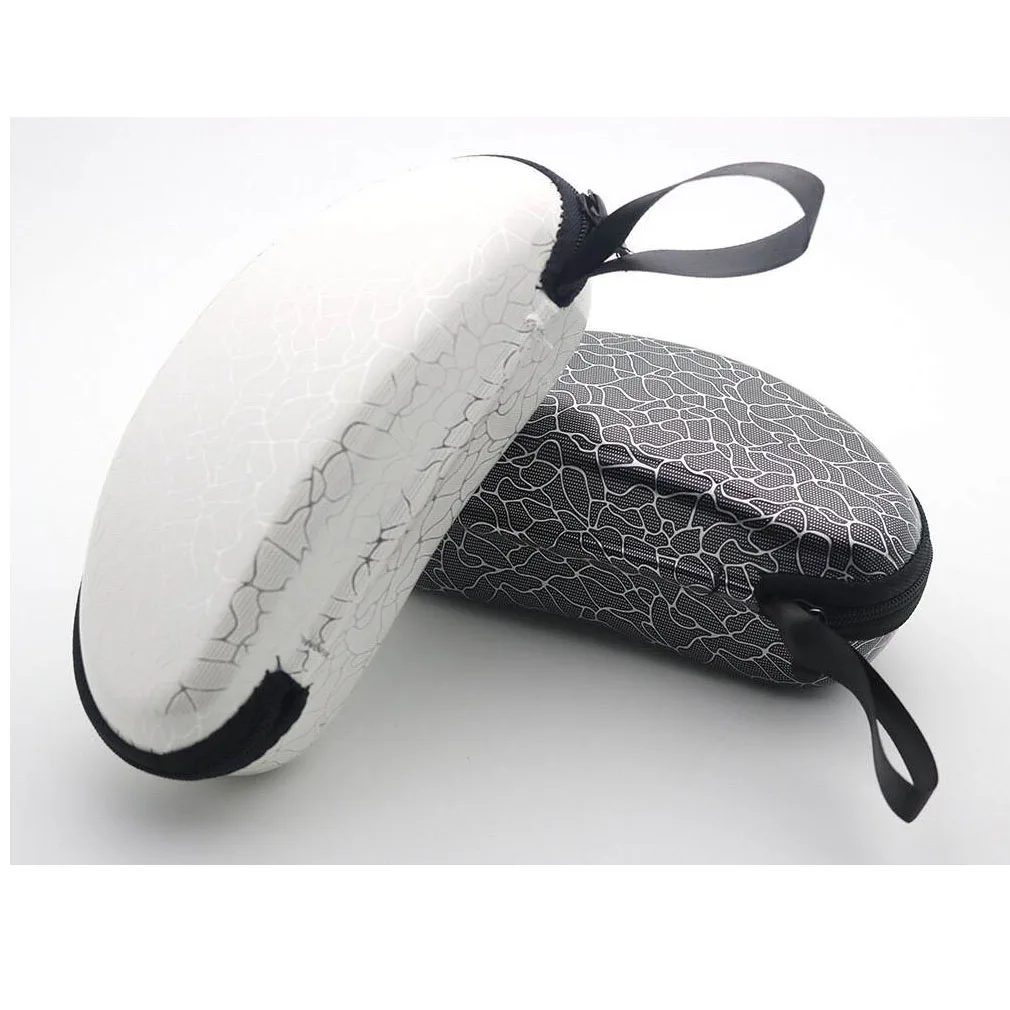 

Low MOQ New Arrival Glasses Combination Leather Zipper Sunglasses Cases For Unisex