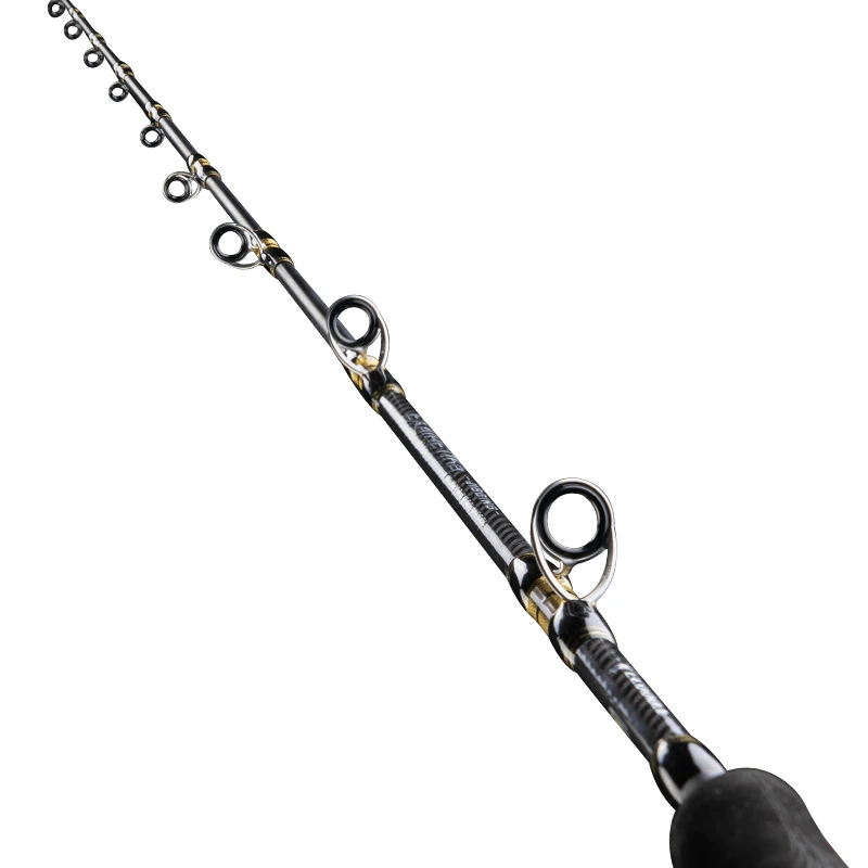 

Ecooda Spiral Guides Overhead Jigging Fishing Rod Deep Sea Boat Rod Jigging