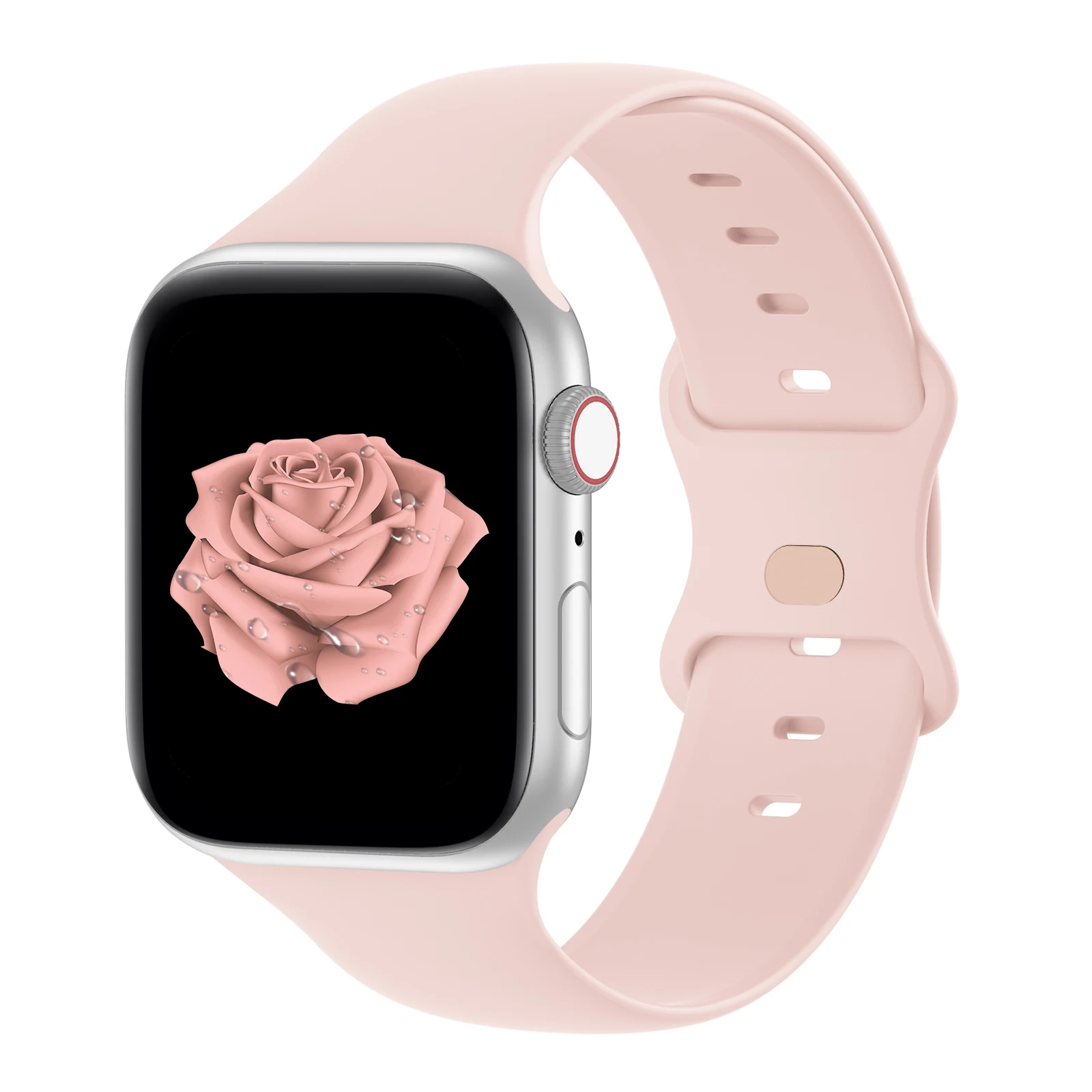 

2020 New Transparent Silicone Watch Band For Apple Watch Band For Iwatch 4 5 6 40 44mm, Both conntctor and band support cusyomize