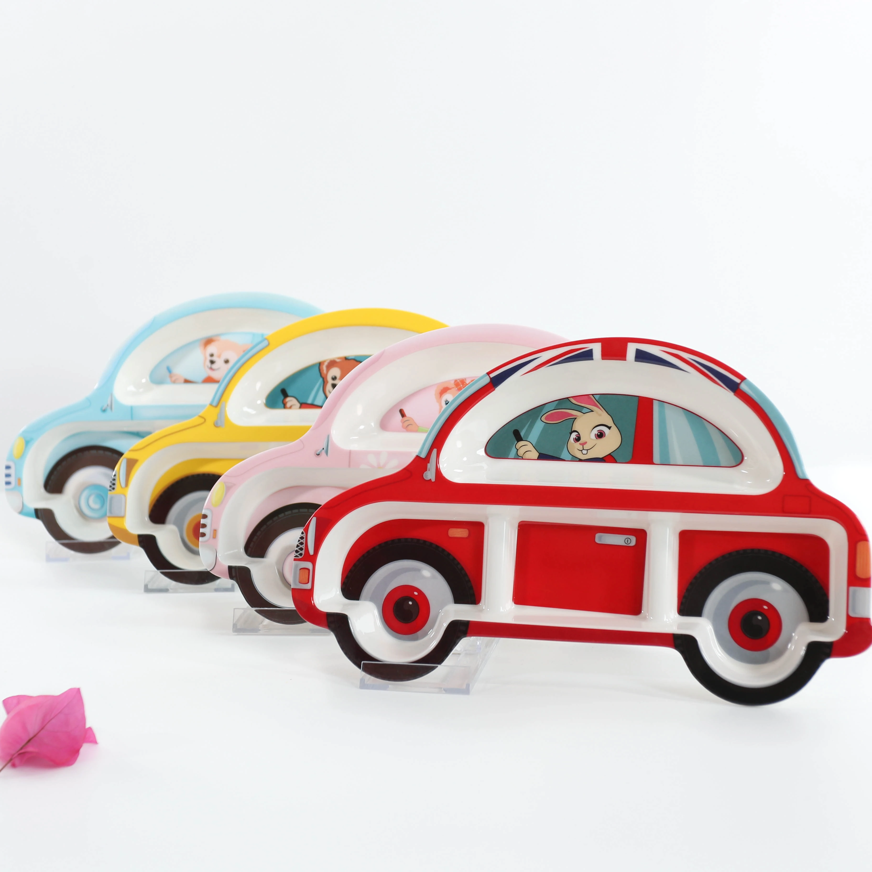 

Tableware supplier Car Shaped kids dinnerware set