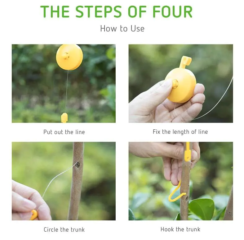 Retractable Plant Yoyo With Stopper Hydroponics Plant Yoyo With Stopper