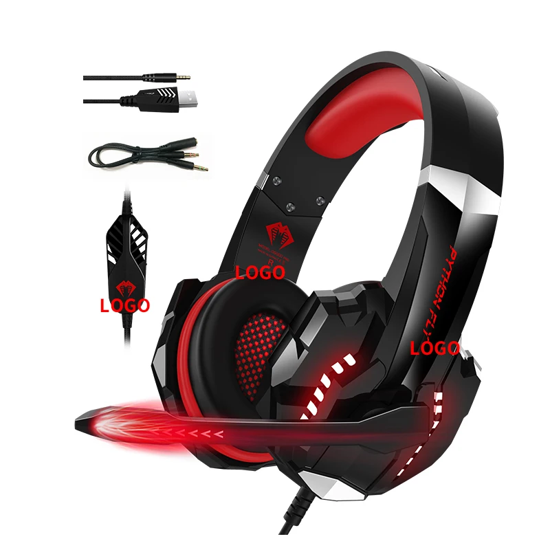 

Free shipping audifonos con de diadema fone gamer earphone led headset gaming studio cheapest headphones with mic