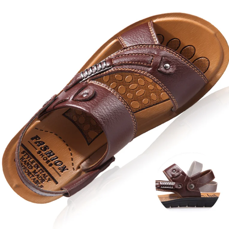 

Cheap Price Cross-Strap Men Gender PU Casual Men's Sandals