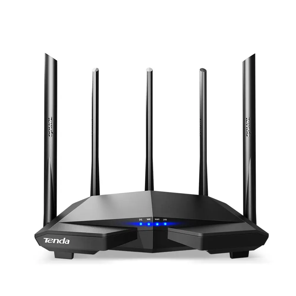 

New Tenda AC7 AC1200 Router Wifi Dual Band Network Extender Wireless WiFi Router with High Gain 5 Antennas router