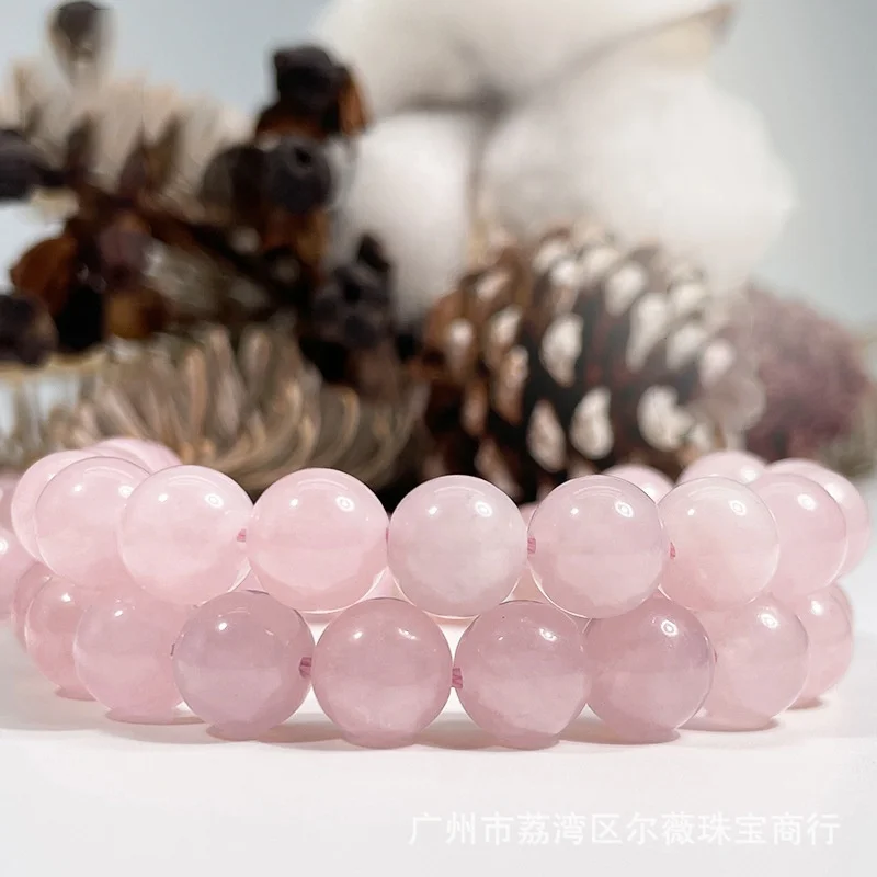 

Natural Madagascar Rose Quartz Loose Gemstone Beads for Jewelry Making Bracelets Necklaces Earrings 15.5" in Strand Wholesale