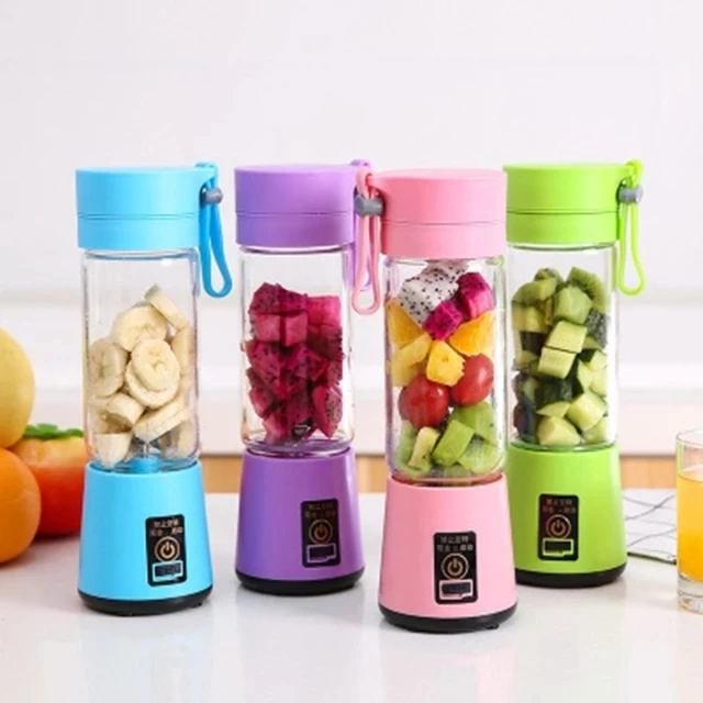 

2020 Personal Size Rechargeable Smoothie Mini Hand Portable USB Blender, Green, blue, pink, purple