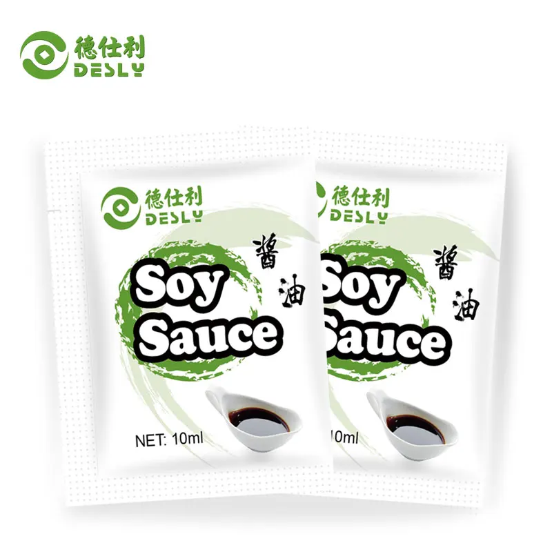 
10 ml Desly Sachet Soy Sauce for Gourmet Cuisine Food Wholesale OEM with Factory Price  (62546347348)