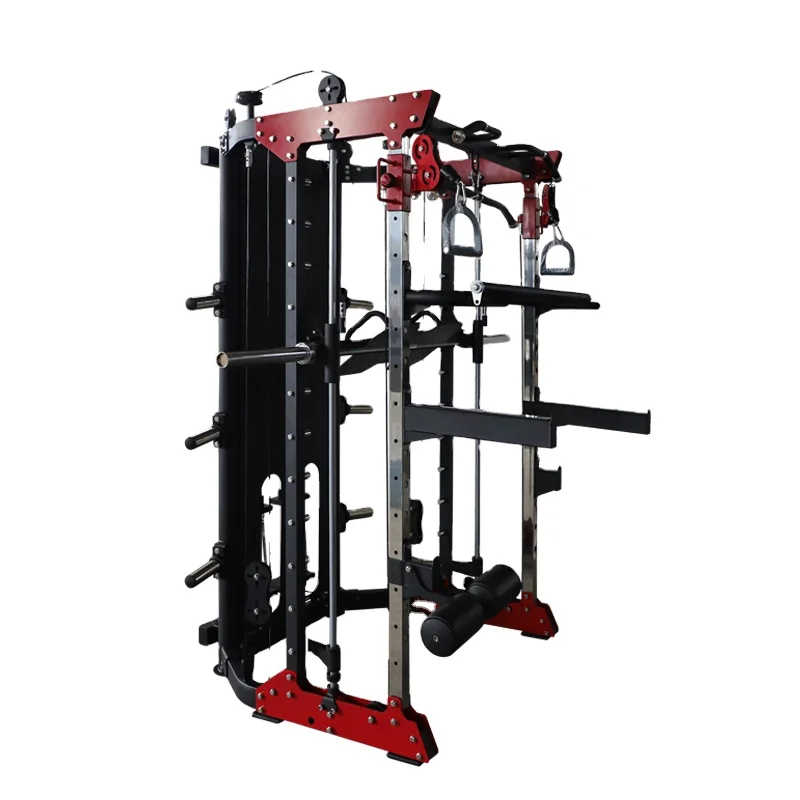 

Commercial Use Fitness Equipment Multi functional Trainer Smith Machine for Body Building manufacture homegym smith machine
