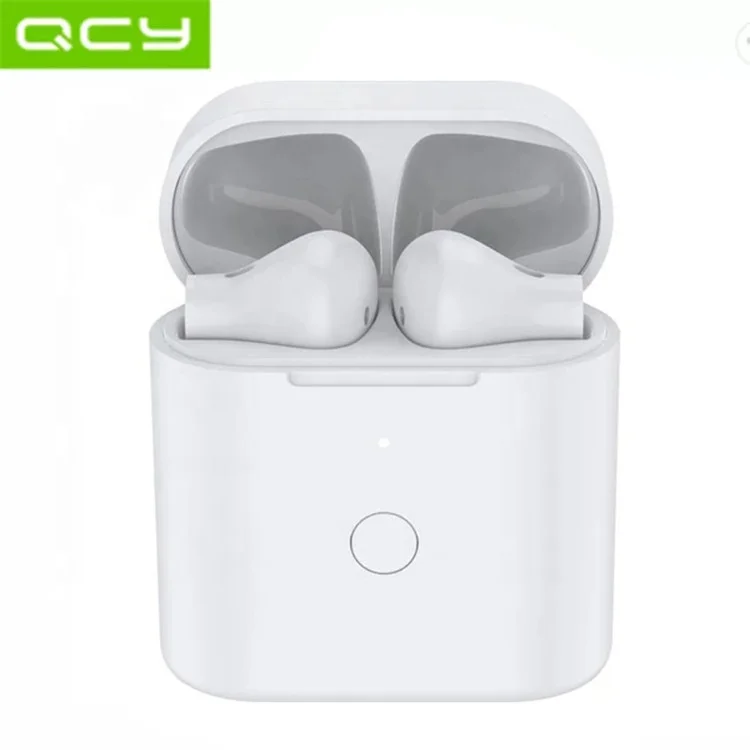 

Original T7 Touch Control True Headset ENC HiFi Stereo Bass Earbuds Noise Cancelling QCY T7 with Mic TWS headphone, White