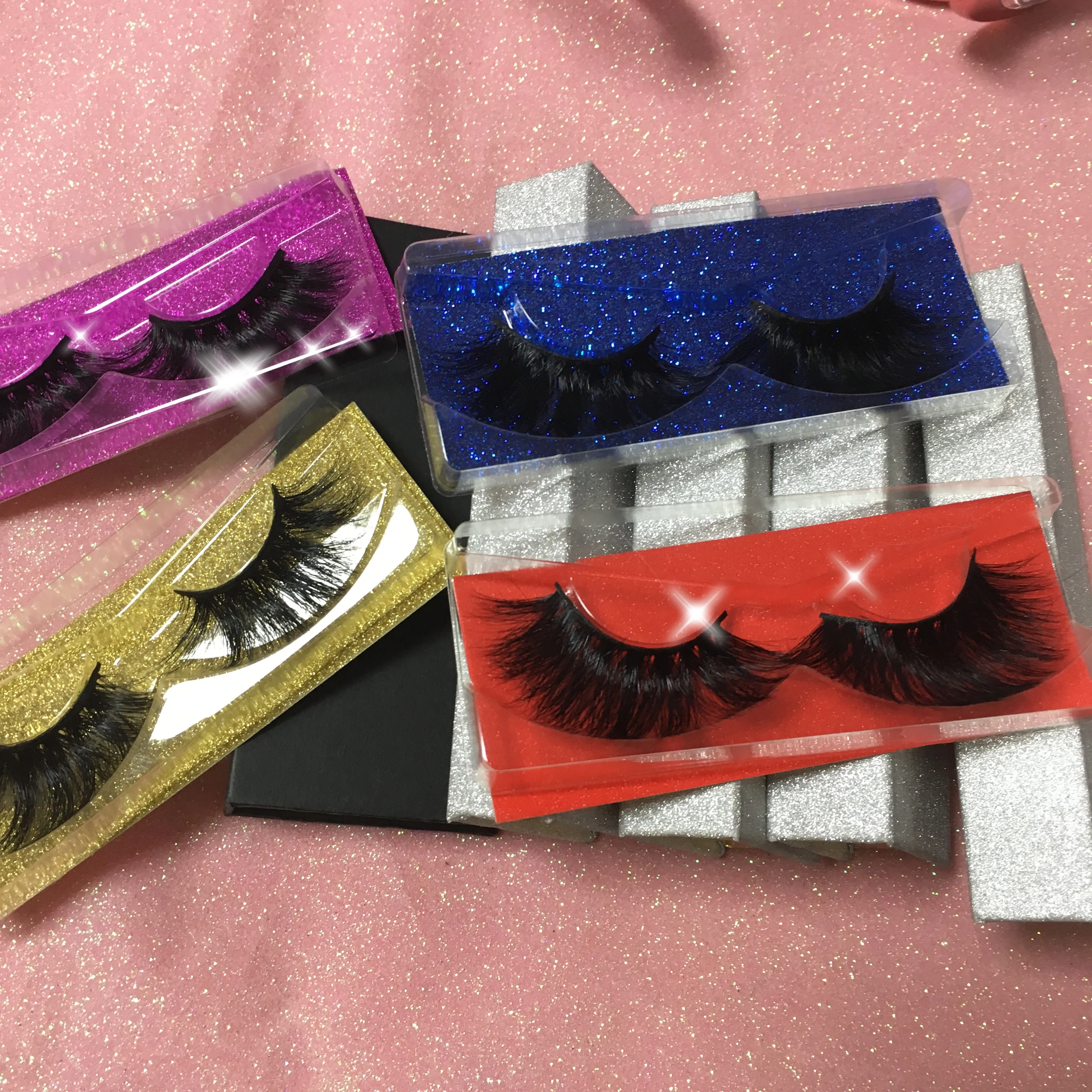 

wholesale free sample mink lash vendor mink eyelashes 25mm eyelashes vendor free lashes, Natural color