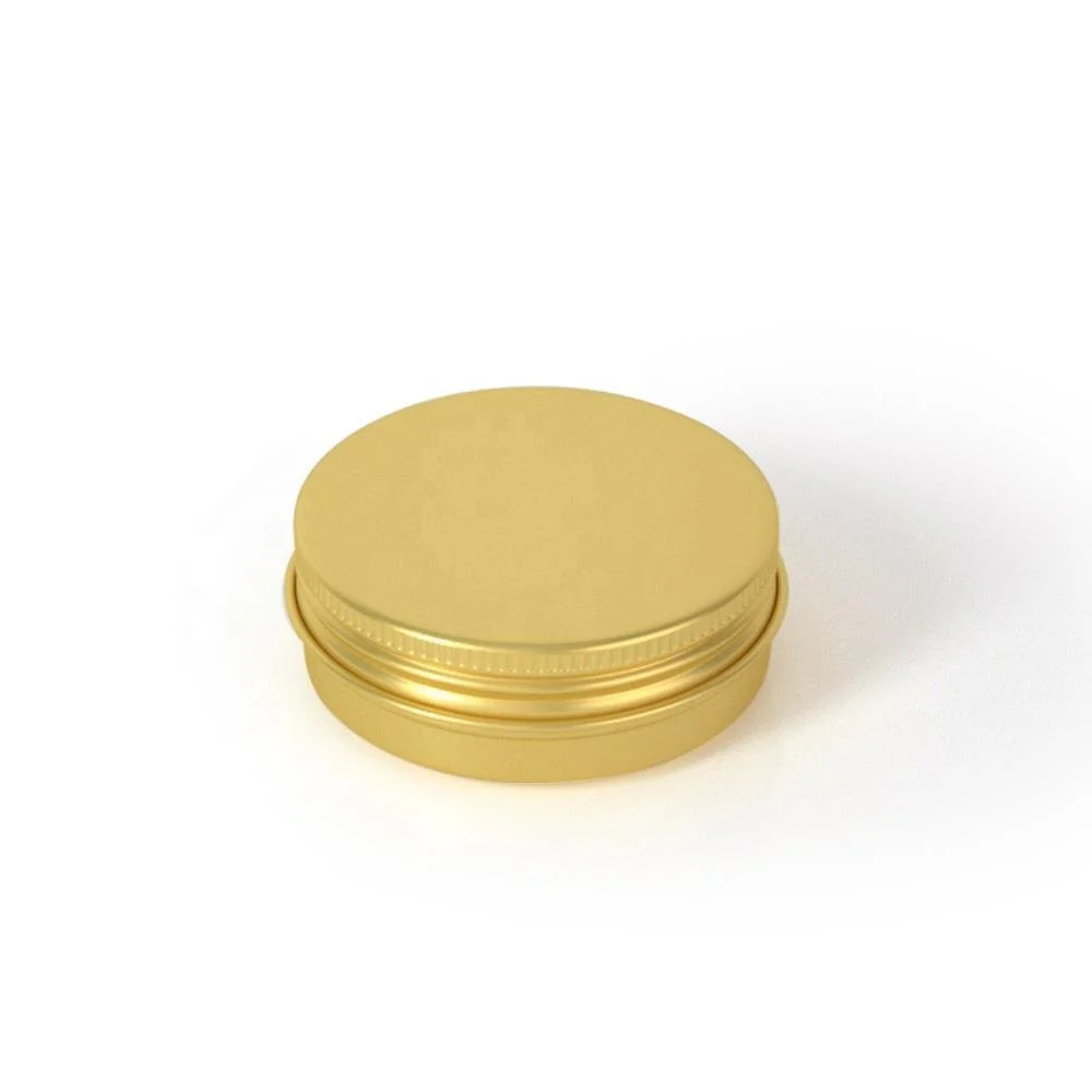 

30g shiny gold aluminum tin containers for spice jars gift aluminum tin box