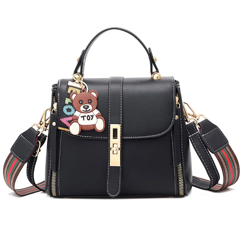 

2021 Fashion female bag pu leather shoulder handbag shoulder cross-body bags