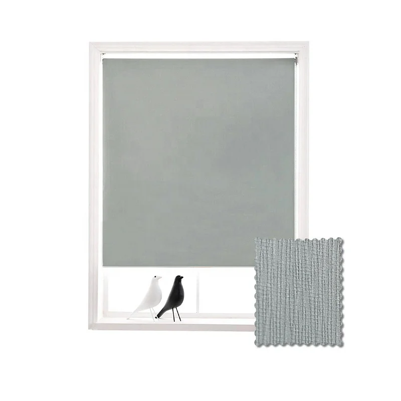 

Best sale modern bedroom dining room french window wide blade blackout window roller blinds shades, Piece dye