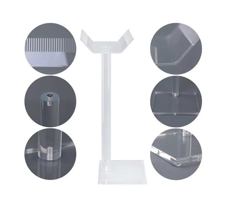 Vonvik Acrylic Human And Synthetic Hair Extensions Rack Holder Lucite