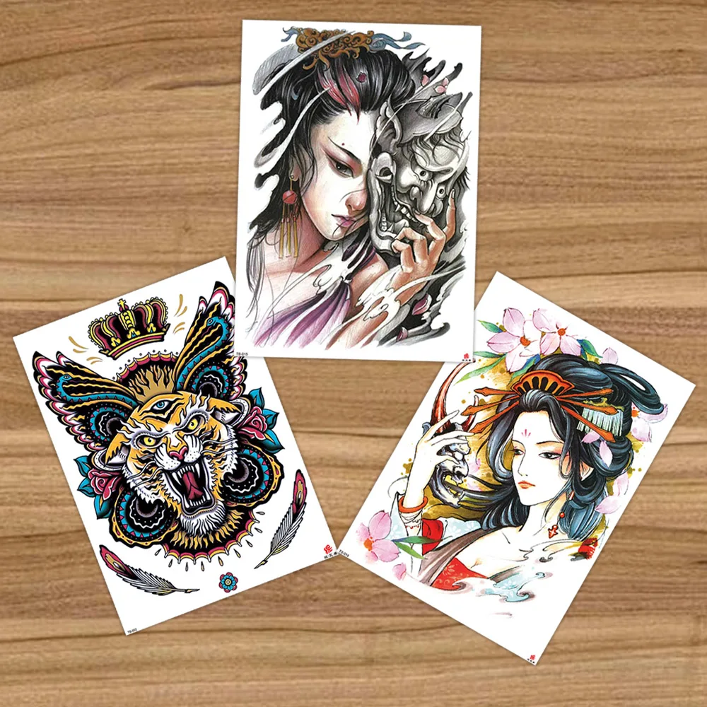 

high quality non-toxin and eco-friendly body tattoo sticker back waterproof temporary tattoo