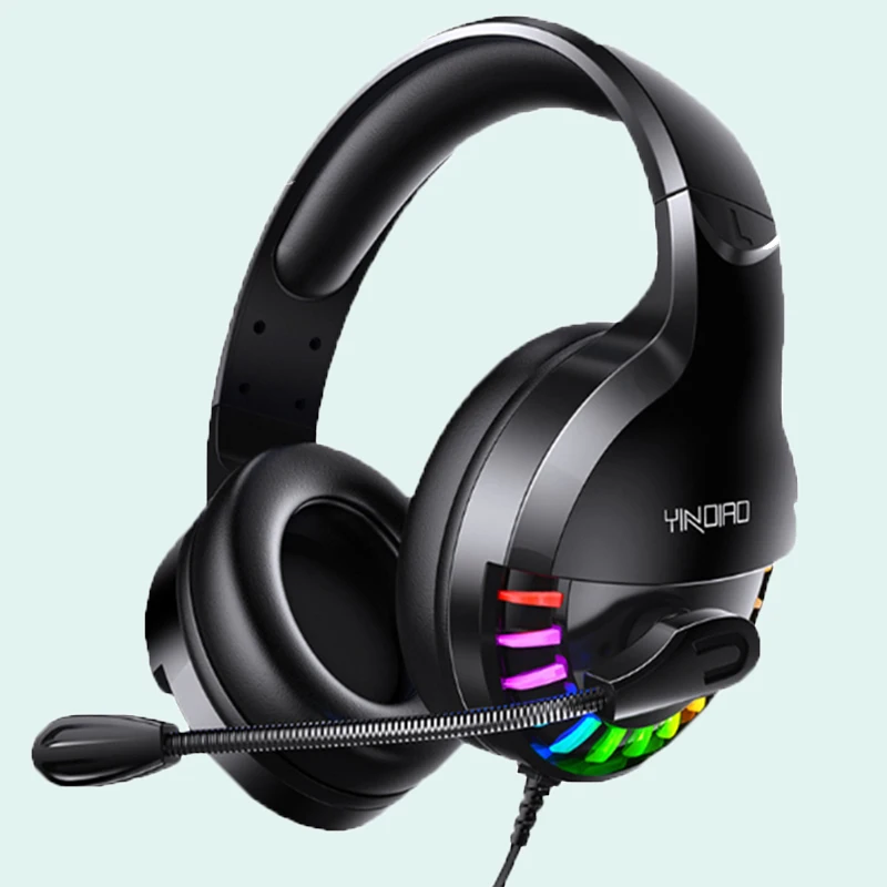 

Free Sample Best 7.1 PS4 Headset LED Lights Noise Cancelling Gaming Headphones With Microphone