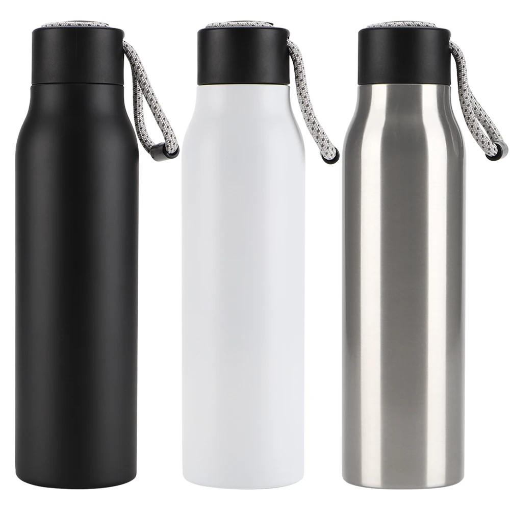 

Amazon Hot Sell Double Wall Stainless Steel Insulated Vacuum Flask, BPA FREE Metal Termos Sports Drinking Water Bottles In Stock, Black,white,steel