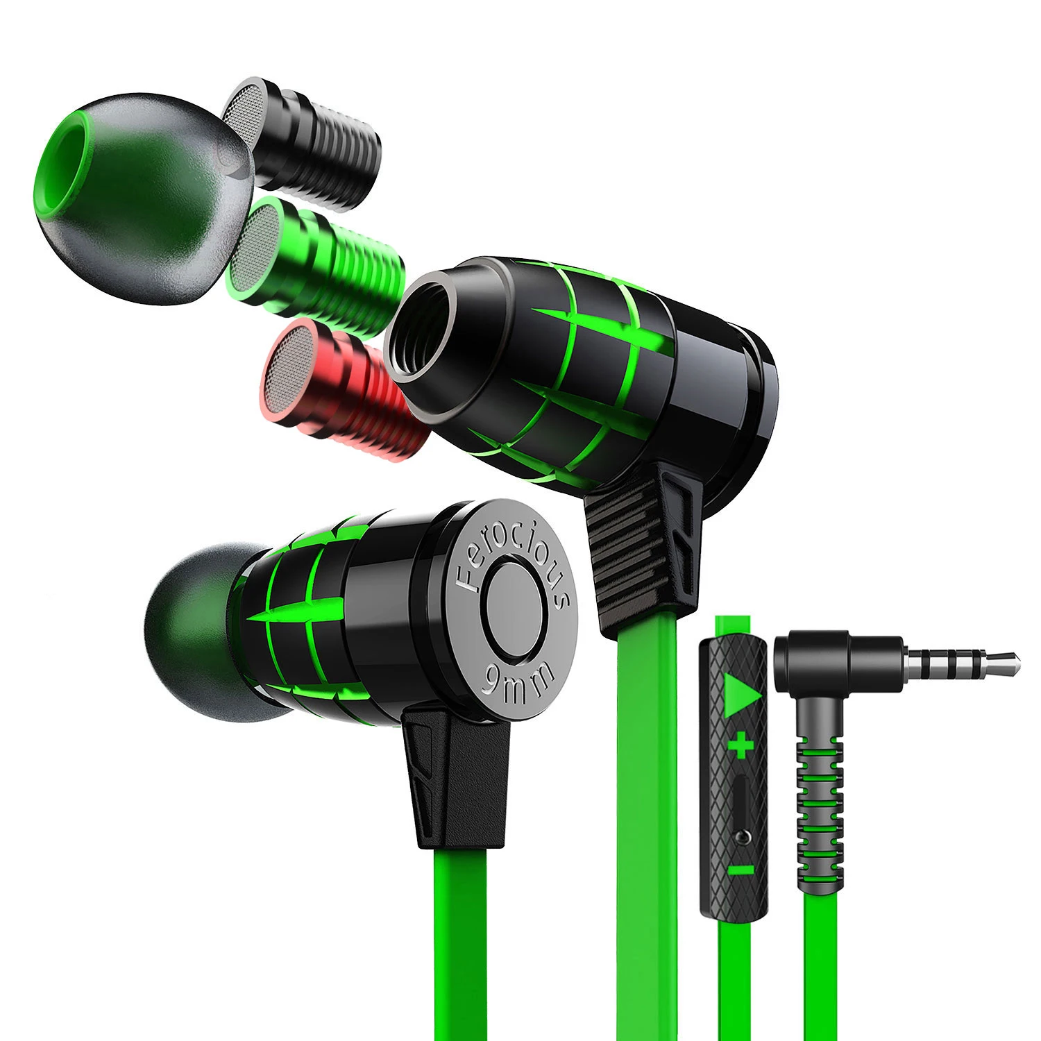 

Plextone G25 Earphone Gaming Earbuds Tuner Gadget PC Headphone Bullet Stereo Headset Bass Earbud With Mic