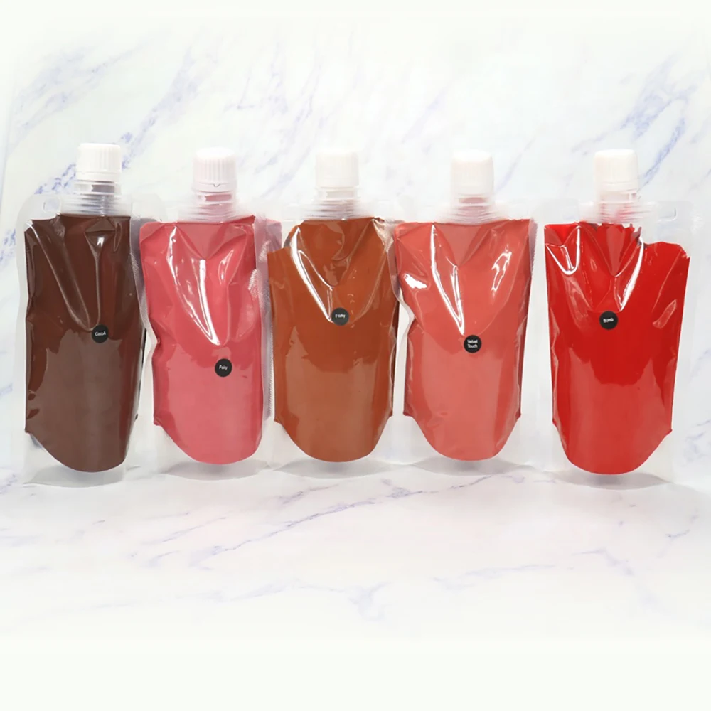 

200ml 420ML Lip Gloss Base Private Label Glossy Long Lasting Bag Package Lipgloss Lip Oil Colorful Lip Gloss Base