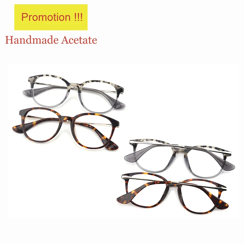 

SRA044 Wholesale Designer Women Men Oval Tortoise Acetate Optical Eyeglasses, Pic or customized