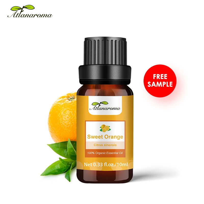 

Oem Odm 10ml Organic Private Label 100% Pure Aromatherapy Sweet Orange Essential Oil For Skin Body Aroma Diffuser In Bulk, Bright yellow