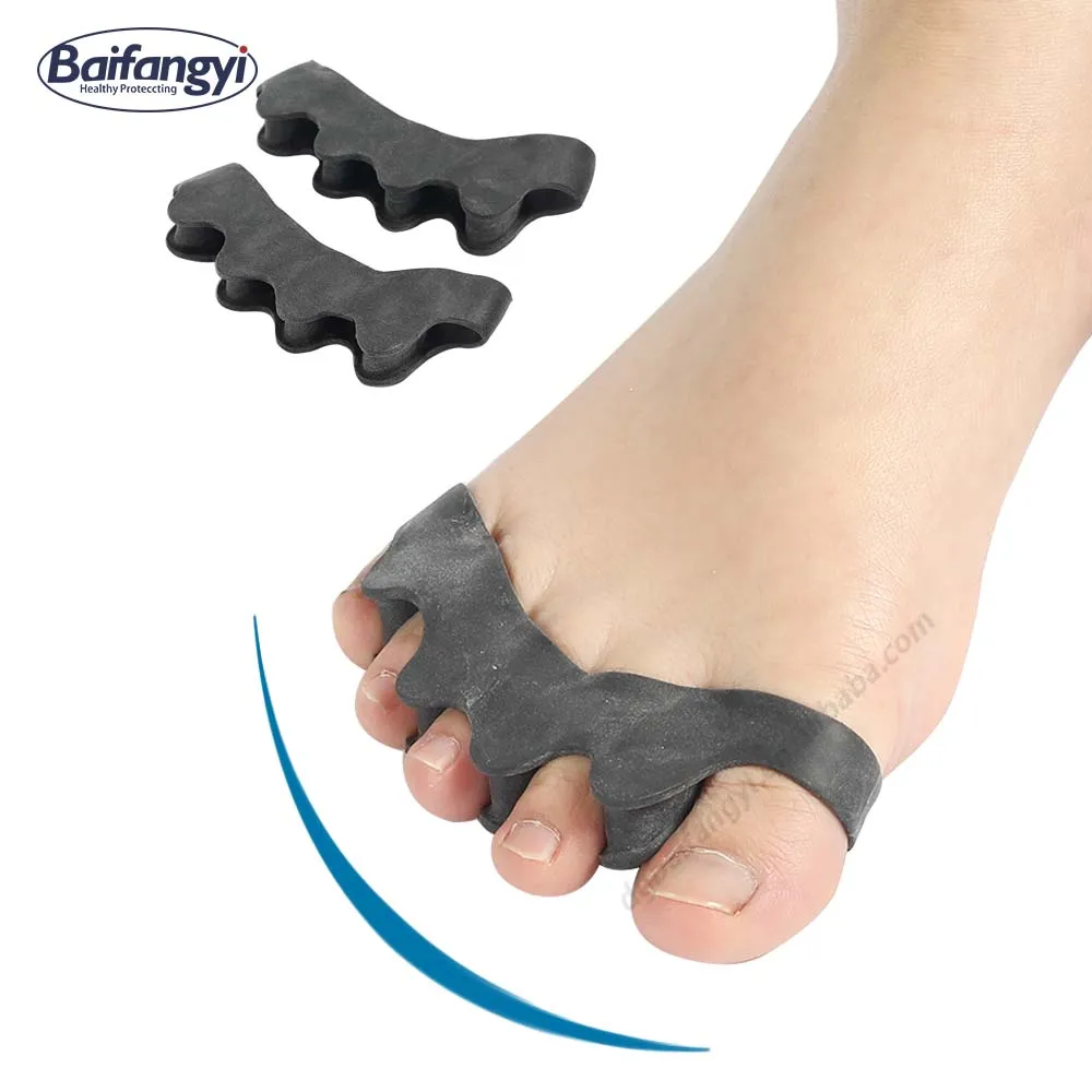 Baifangyi Feet Care Corrector Pedicure Silicone Gel De Dedos Spacer Protector Spreader Toe Separator Hallux Valgus Corrector S47