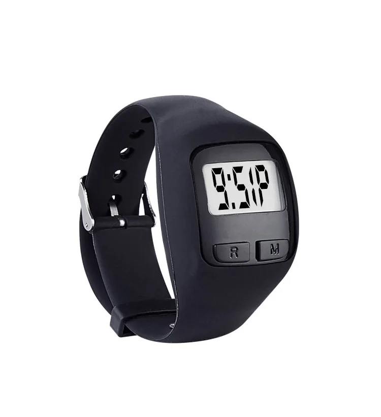 
2D digital CE silicone Button sport calorie counter wrist wristband pedometer  (60700258223)