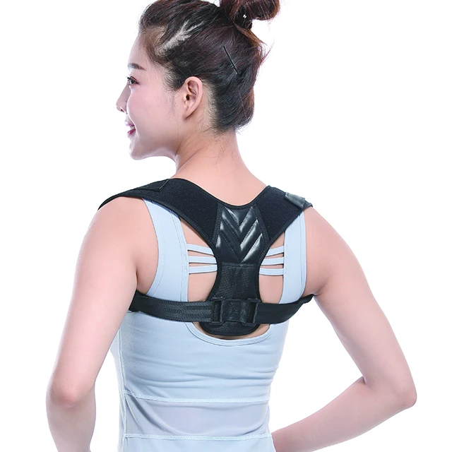 

Adjustable Upper Back Support Correction Band Clavicle Support Back Straightener Shoulder Brace Posture Corrector For Men Women